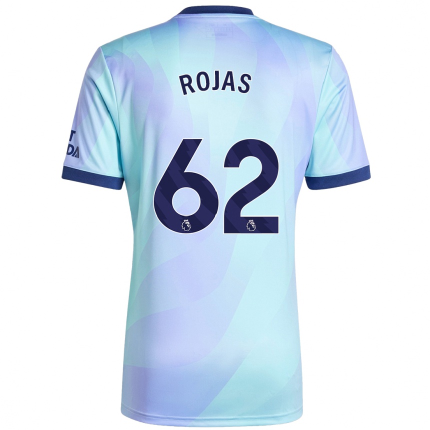 Niño Fútbol Camiseta Alexei Rojas #62 Agua Equipación Tercera 2024/25