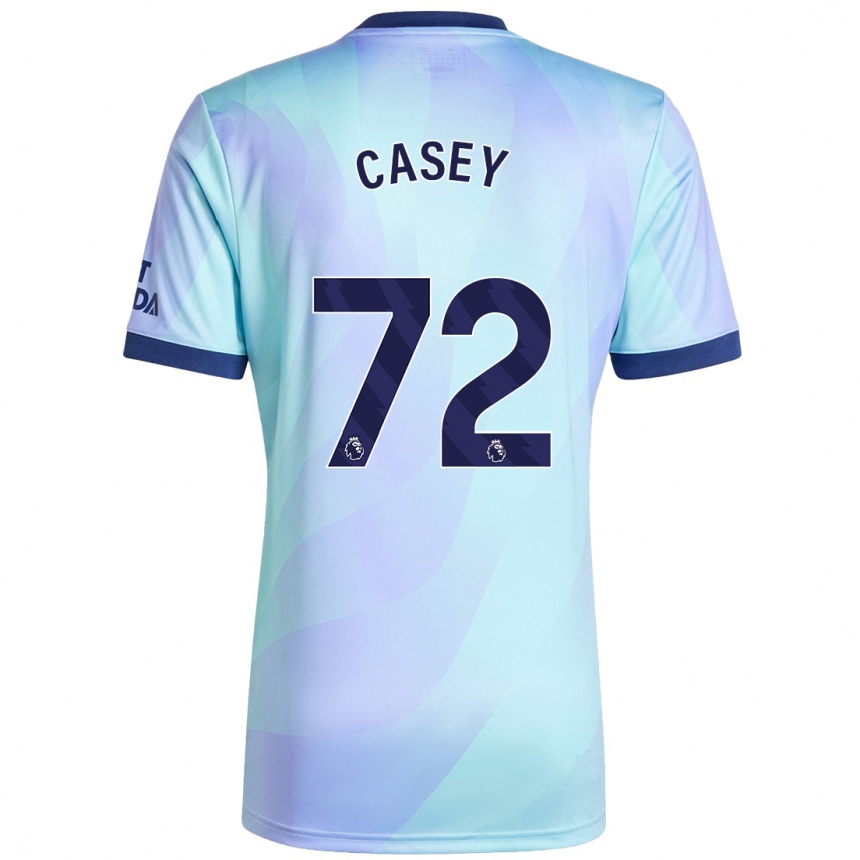 Niño Fútbol Camiseta Dan Casey #72 Agua Equipación Tercera 2024/25