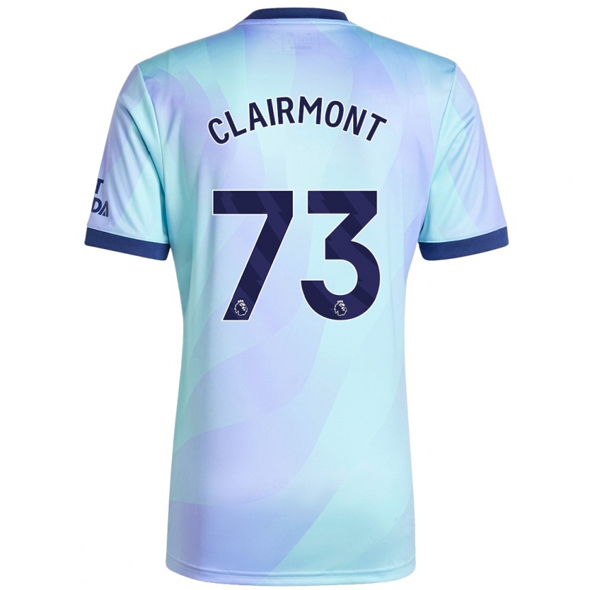 Niño Fútbol Camiseta Reece Clairmont #73 Agua Equipación Tercera 2024/25