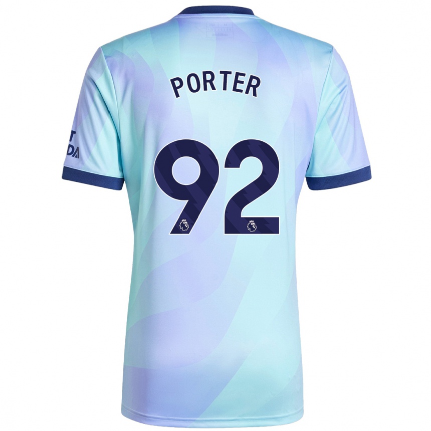 Niño Fútbol Camiseta Jack Porter #92 Agua Equipación Tercera 2024/25