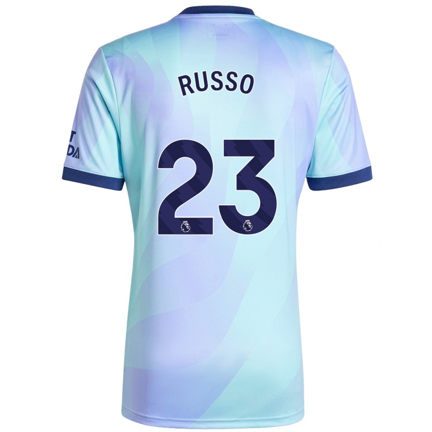 Niño Fútbol Camiseta Alessia Russo #23 Agua Equipación Tercera 2024/25