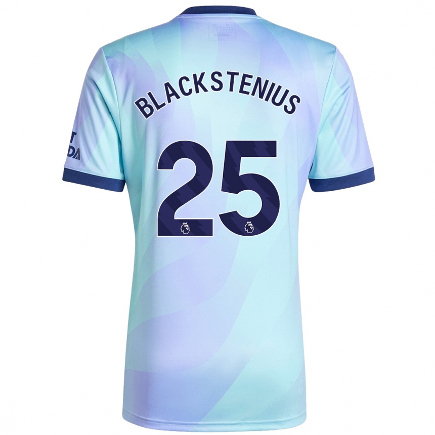 Niño Fútbol Camiseta Stina Blackstenius #25 Agua Equipación Tercera 2024/25