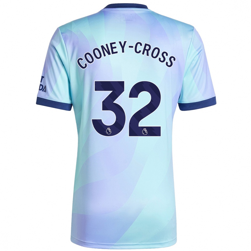 Niño Fútbol Camiseta Kyra Cooney-Cross #32 Agua Equipación Tercera 2024/25