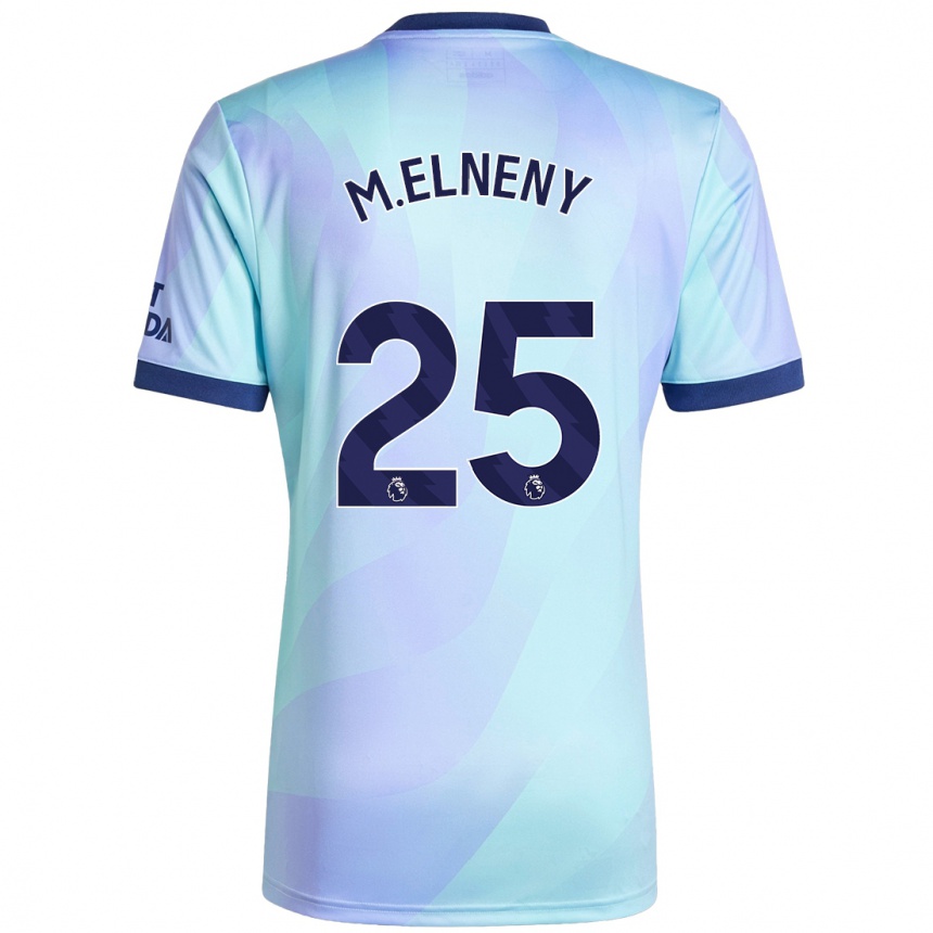 Niño Fútbol Camiseta Mohamed Elneny #25 Agua Equipación Tercera 2024/25