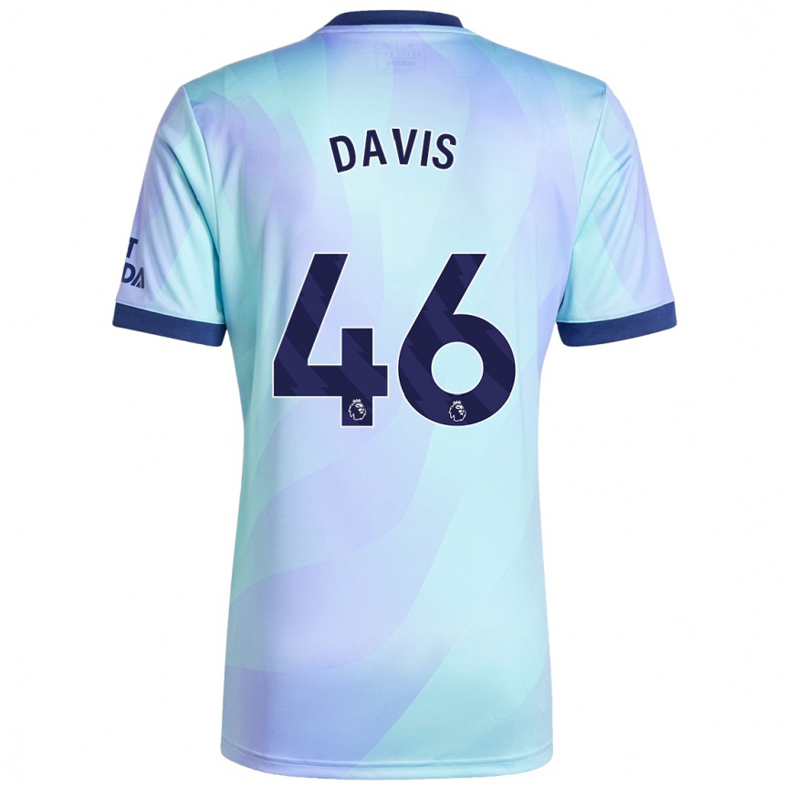 Niño Fútbol Camiseta Timi Davis #46 Agua Equipación Tercera 2024/25