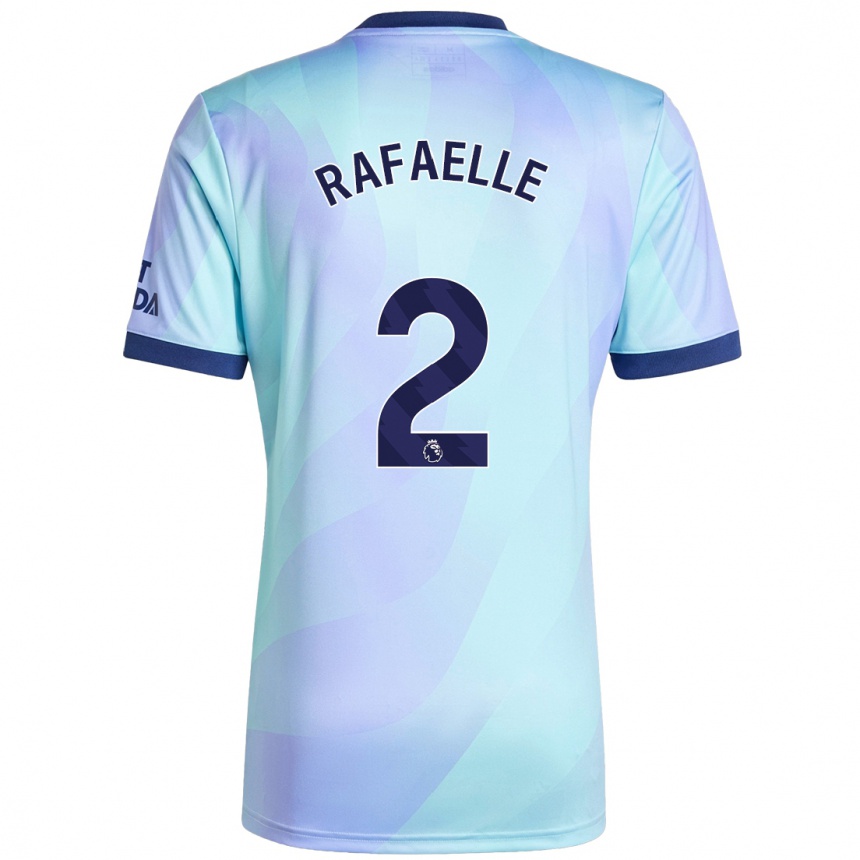 Niño Fútbol Camiseta Rafaelle Souza #2 Agua Equipación Tercera 2024/25