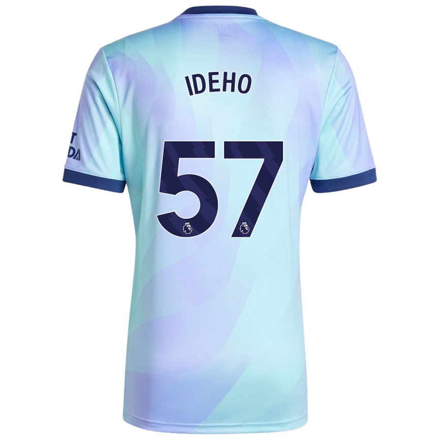 Niño Fútbol Camiseta Joel Ideho #57 Agua Equipación Tercera 2024/25