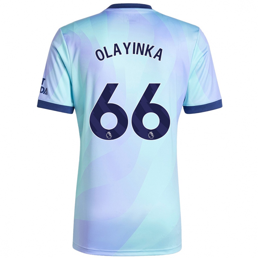 Niño Fútbol Camiseta James Olayinka #66 Agua Equipación Tercera 2024/25