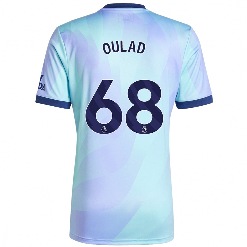 Niño Fútbol Camiseta Salah-Eddine Oulad M'hand #68 Agua Equipación Tercera 2024/25