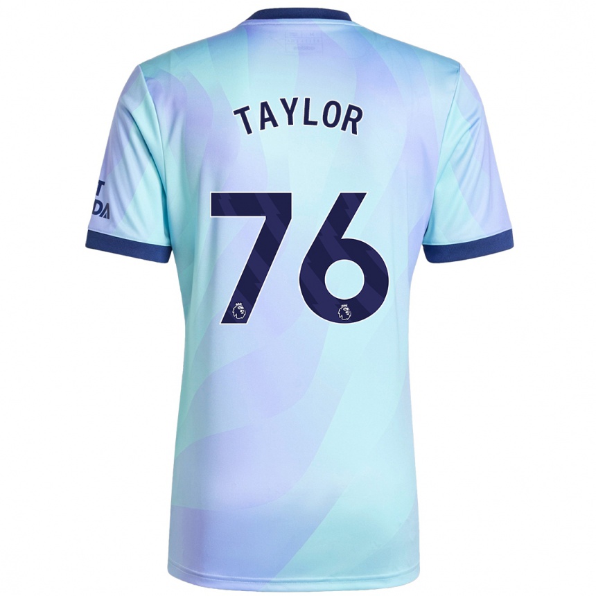 Niño Fútbol Camiseta Kido Taylor Hart #76 Agua Equipación Tercera 2024/25