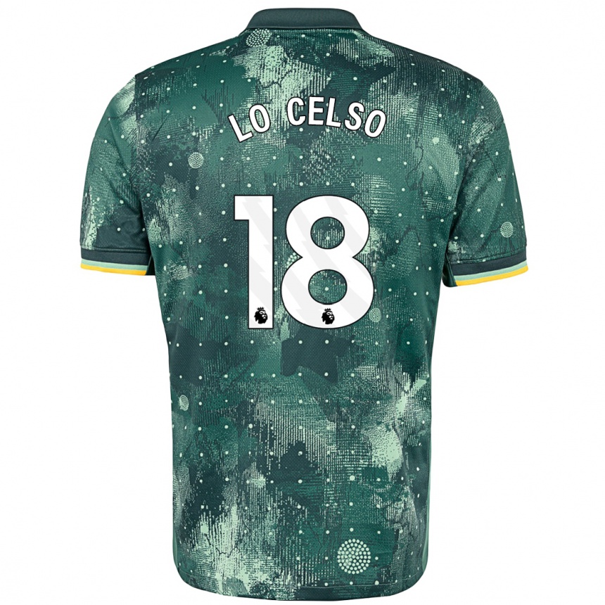 Niño Fútbol Camiseta Giovani Lo Celso #20 Verde Menta Equipación Tercera 2024/25