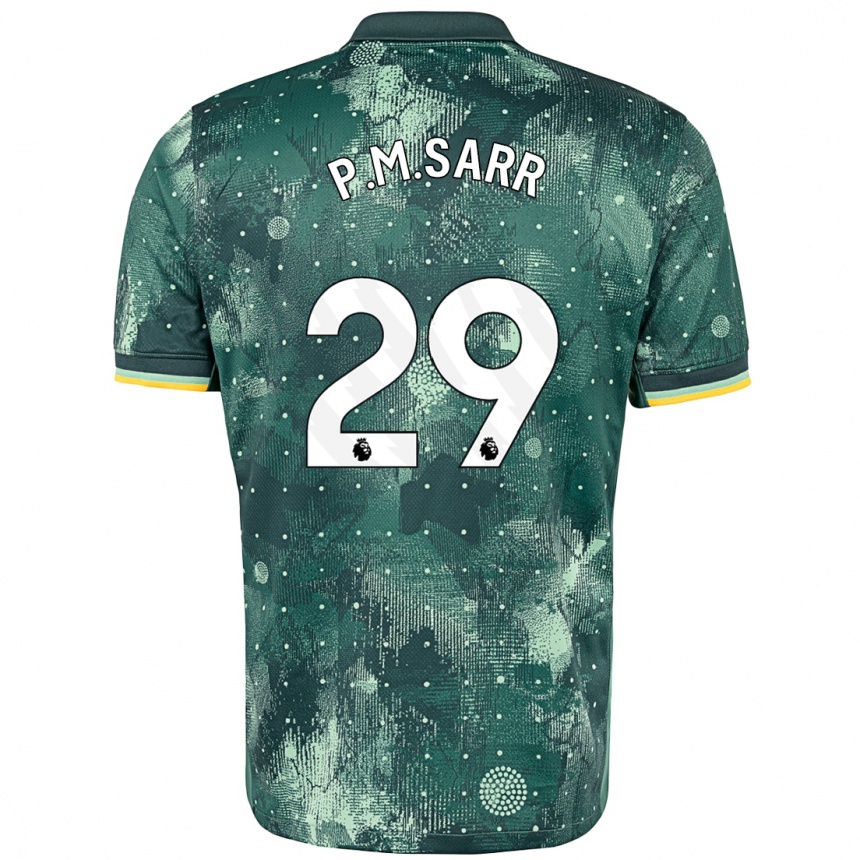 Niño Fútbol Camiseta Pape Matar Sarr #29 Verde Menta Equipación Tercera 2024/25