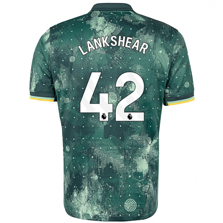 Niño Fútbol Camiseta Will Lankshear #42 Verde Menta Equipación Tercera 2024/25