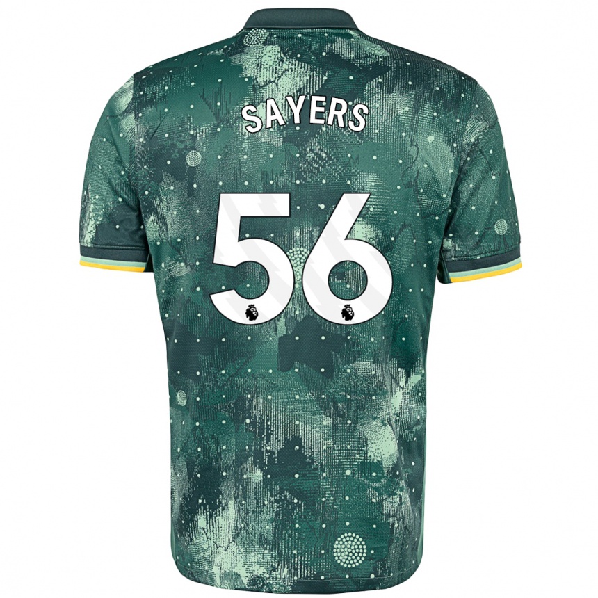 Niño Fútbol Camiseta Charlie Sayers #56 Verde Menta Equipación Tercera 2024/25