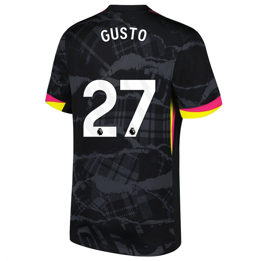 Niño Fútbol Camiseta Malo Gusto #27 Negro Rosa Equipación Tercera 2024/25