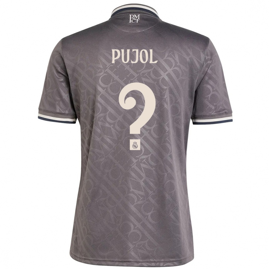 Niño Fútbol Camiseta Edgar Pujol #0 Carbón Equipación Tercera 2024/25