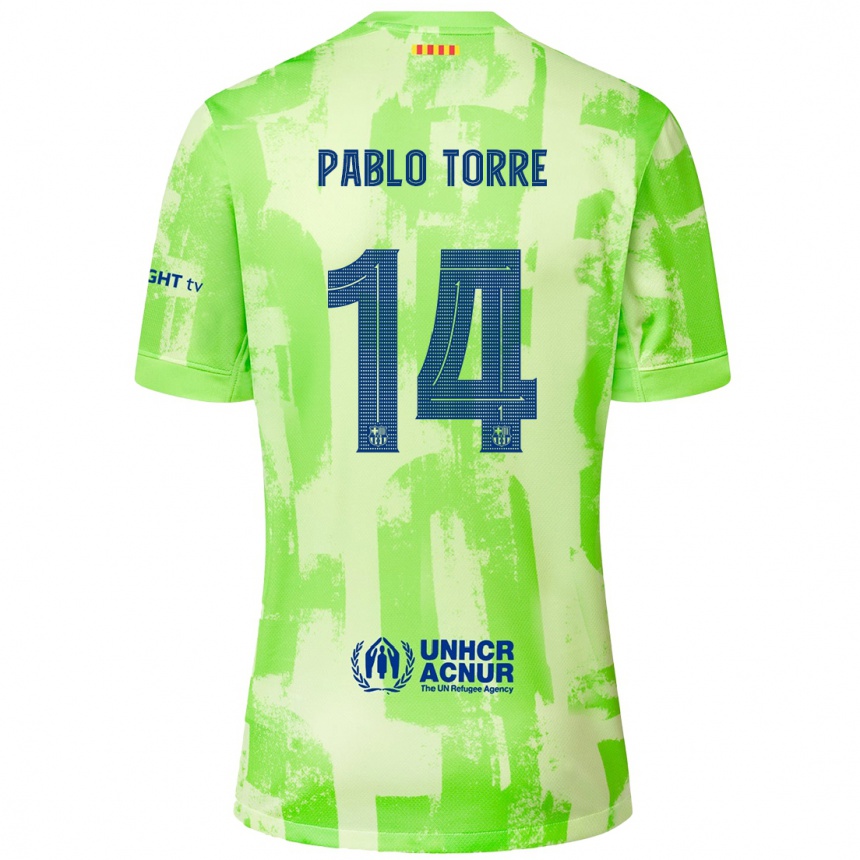 Niño Fútbol Camiseta Pablo Torre #14 Lima Equipación Tercera 2024/25