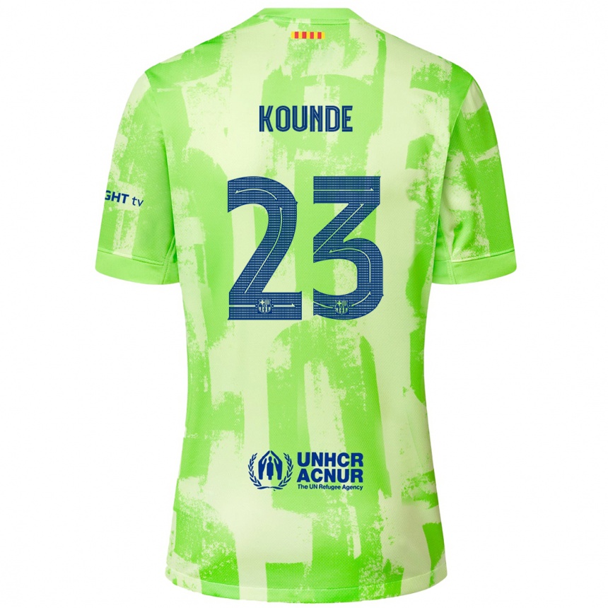 Niño Fútbol Camiseta Jules Kounde #23 Lima Equipación Tercera 2024/25