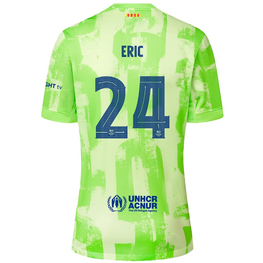 Niño Fútbol Camiseta Eric Garcia #24 Lima Equipación Tercera 2024/25