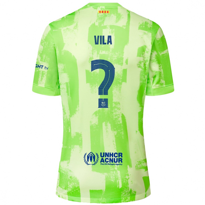 Niño Fútbol Camiseta Manu Vila #0 Lima Equipación Tercera 2024/25