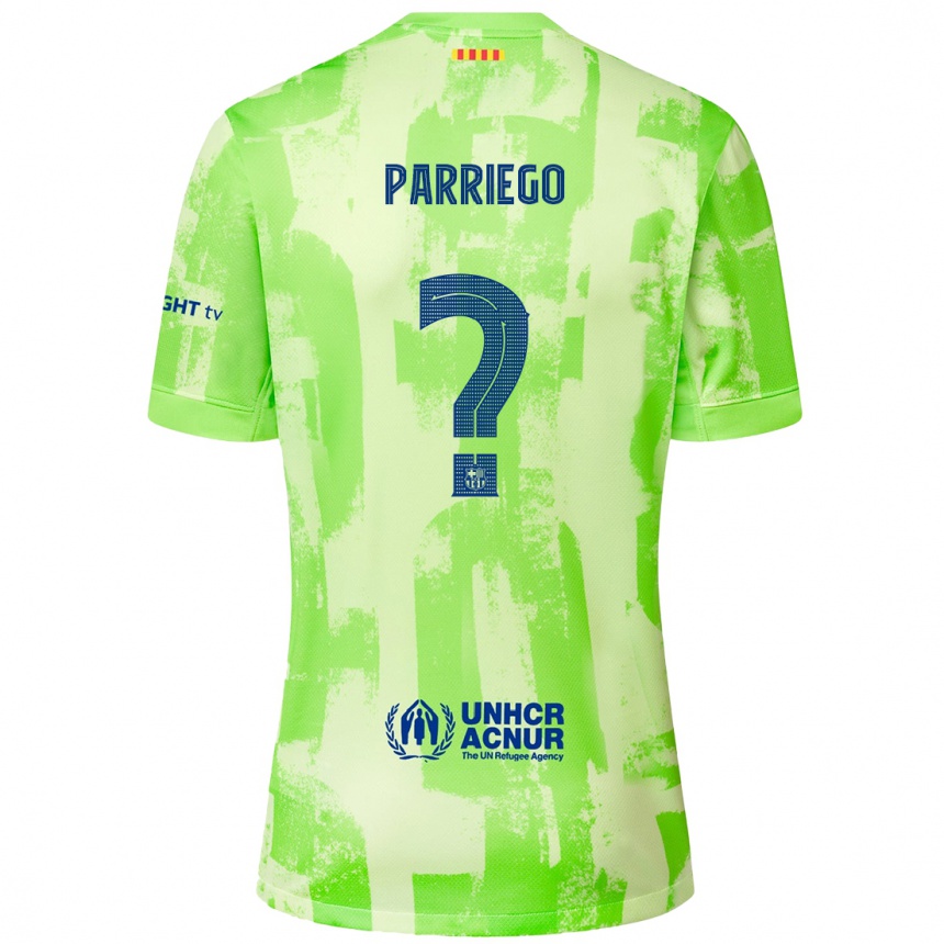 Niño Fútbol Camiseta Marcos Parriego #0 Lima Equipación Tercera 2024/25