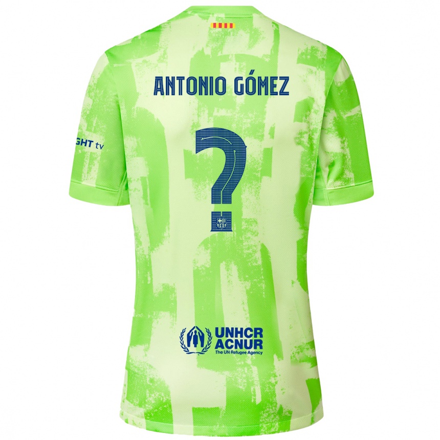 Niño Fútbol Camiseta Antonio Gómez #0 Lima Equipación Tercera 2024/25