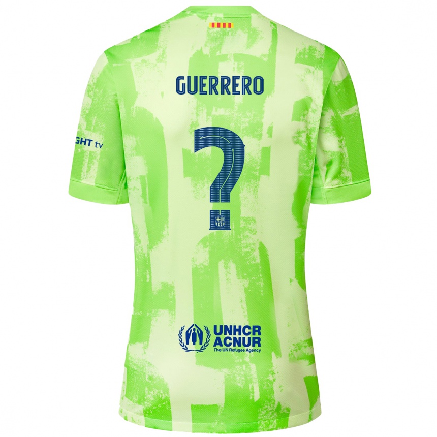 Niño Fútbol Camiseta Adrián Guerrero #0 Lima Equipación Tercera 2024/25