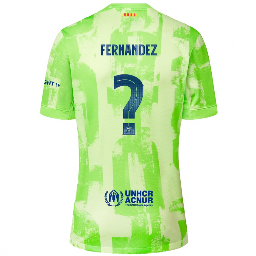 Niño Fútbol Camiseta Pedro Fernández #0 Lima Equipación Tercera 2024/25