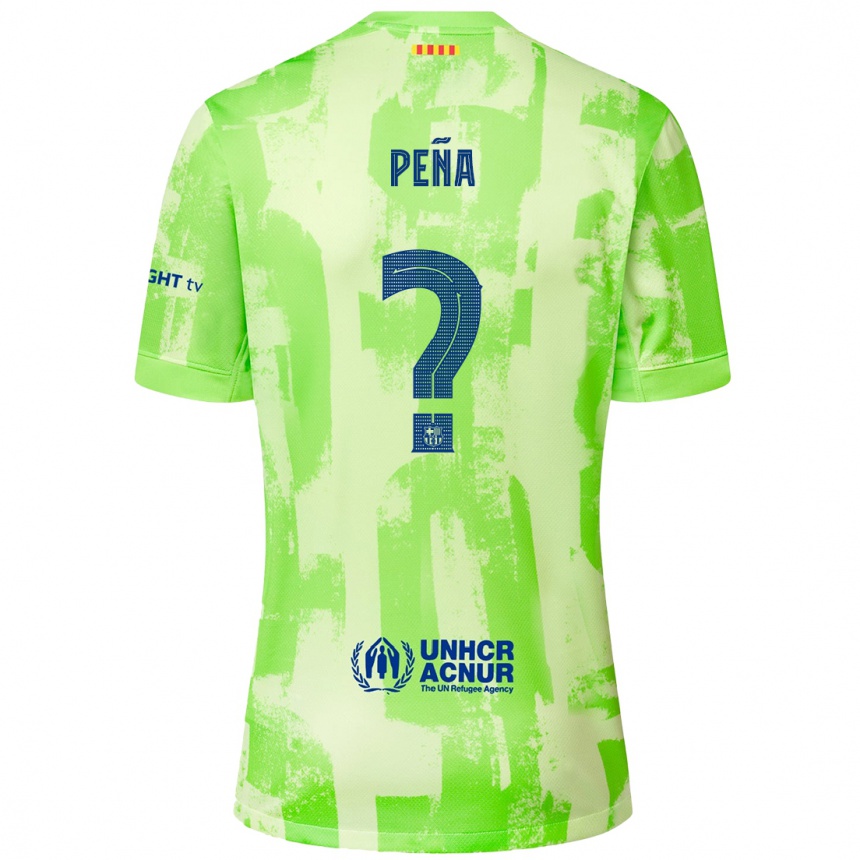 Niño Fútbol Camiseta Pablo Peña #0 Lima Equipación Tercera 2024/25