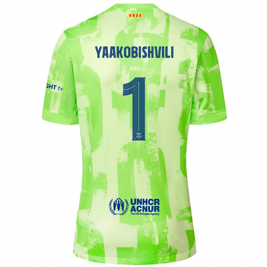 Niño Fútbol Camiseta Áron Yaakobishvili #1 Lima Equipación Tercera 2024/25