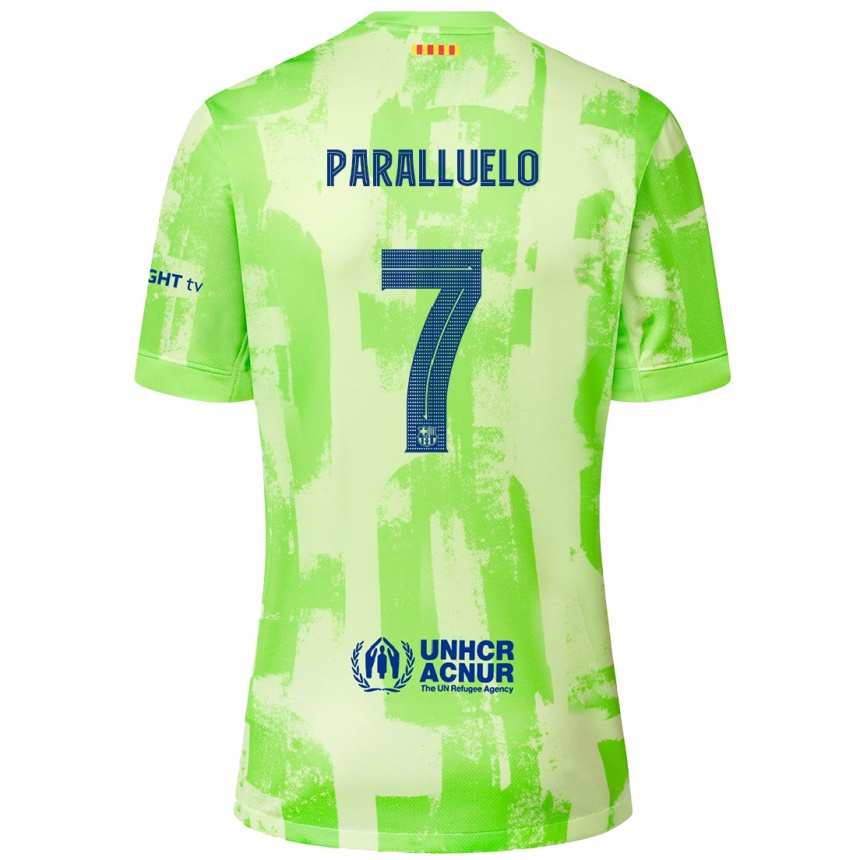 Niño Fútbol Camiseta Salma Paralluelo #7 Lima Equipación Tercera 2024/25