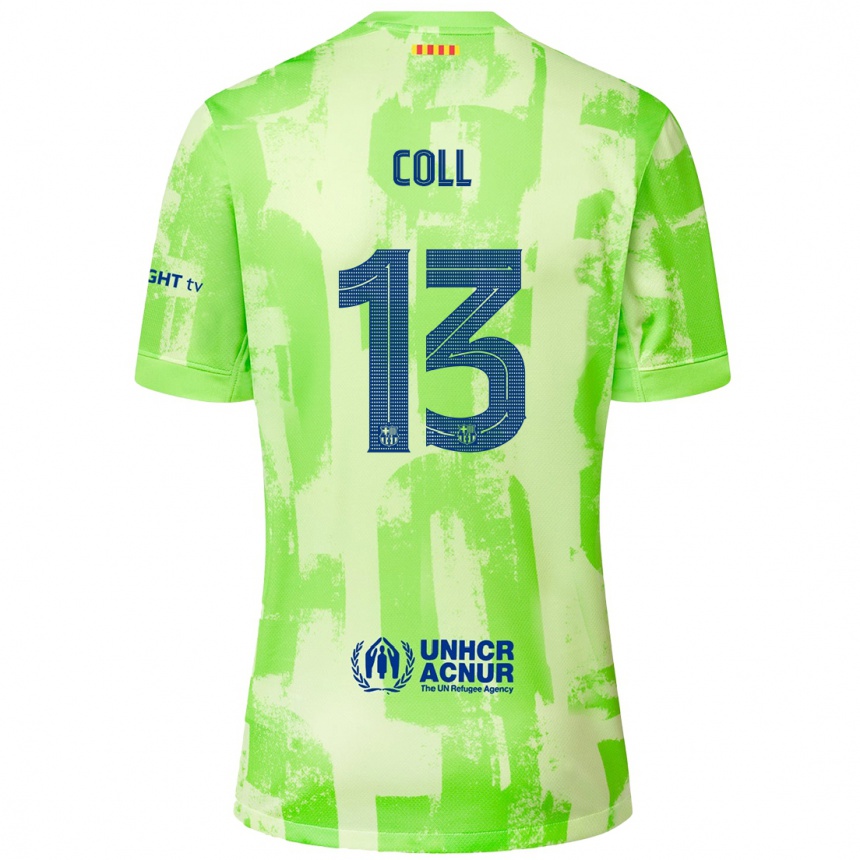 Niño Fútbol Camiseta Cata Coll #13 Lima Equipación Tercera 2024/25