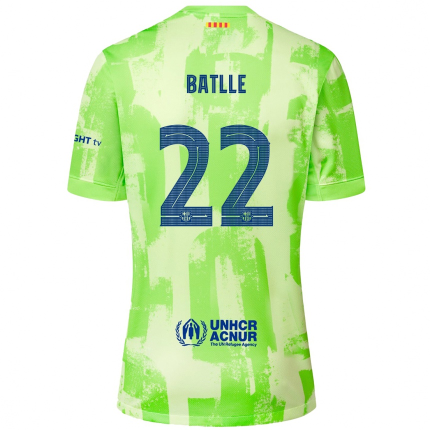 Niño Fútbol Camiseta Ona Batlle #22 Lima Equipación Tercera 2024/25