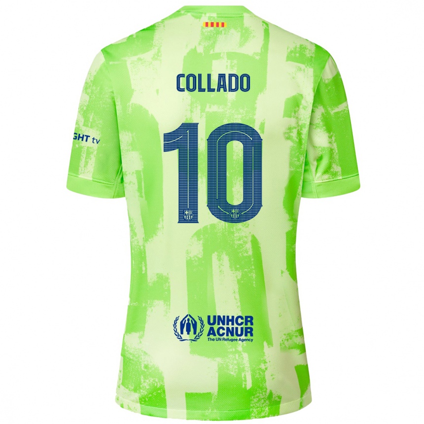 Niño Fútbol Camiseta Alex Collado #10 Lima Equipación Tercera 2024/25