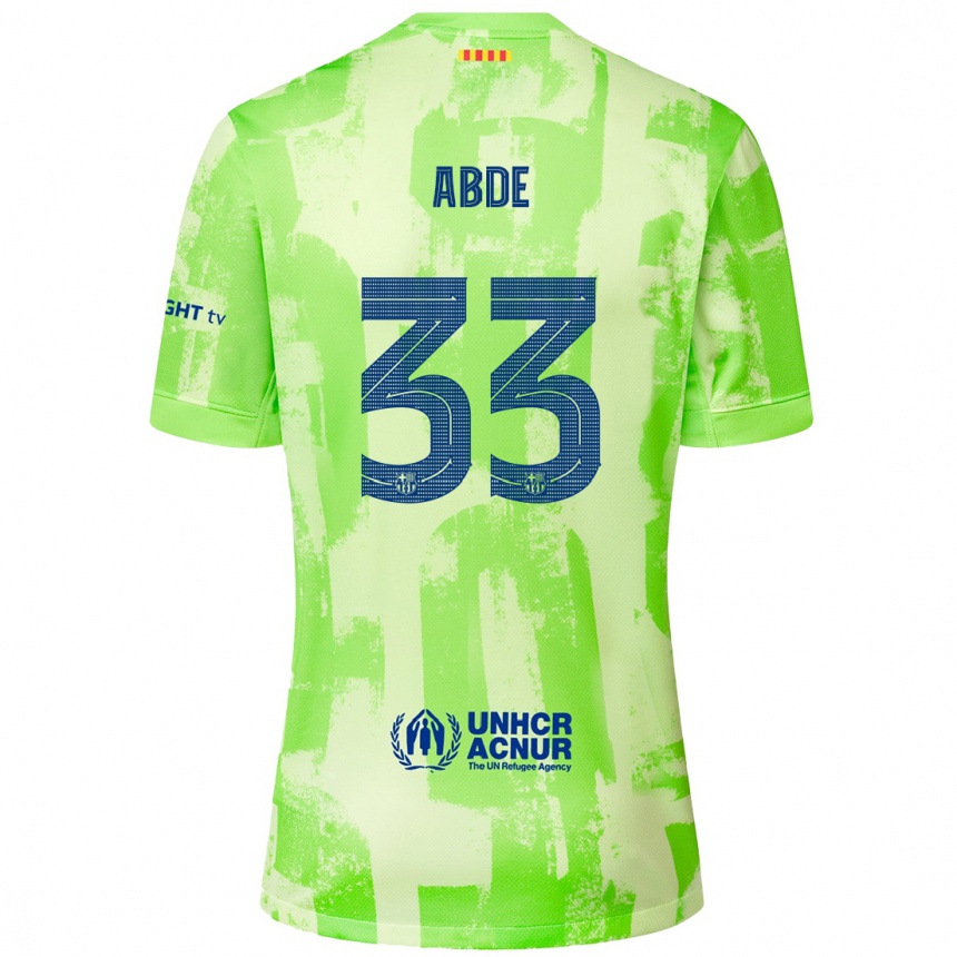 Niño Fútbol Camiseta Ez Abde #33 Lima Equipación Tercera 2024/25