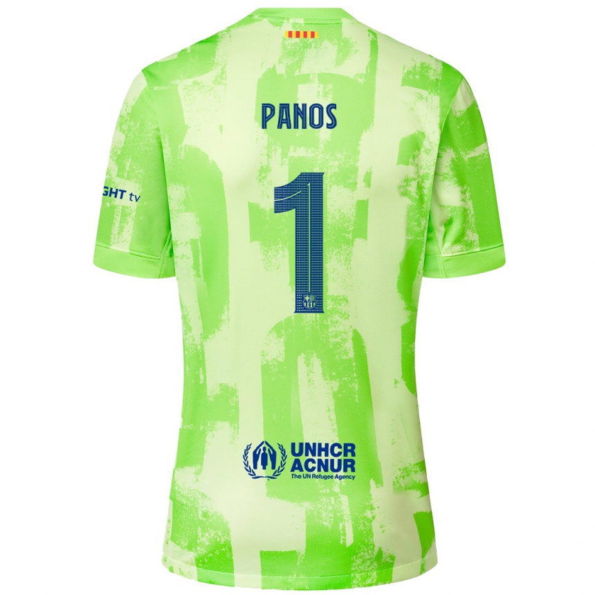 Niño Fútbol Camiseta Sandra Panos #1 Lima Equipación Tercera 2024/25