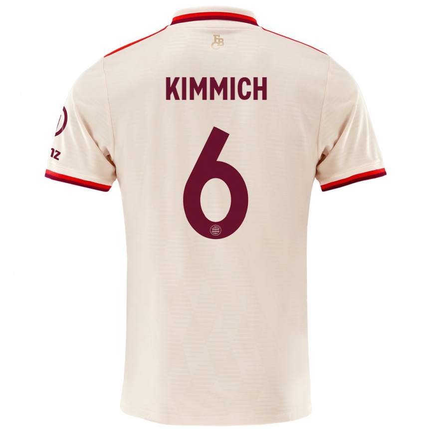 Niño Fútbol Camiseta Joshua Kimmich #6 Lino Equipación Tercera 2024/25