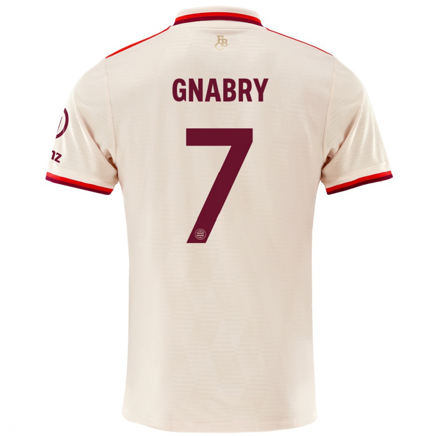 Niño Fútbol Camiseta Serge Gnabry #7 Lino Equipación Tercera 2024/25