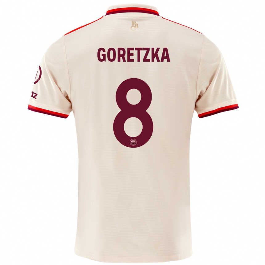 Niño Fútbol Camiseta Leon Goretzka #8 Lino Equipación Tercera 2024/25