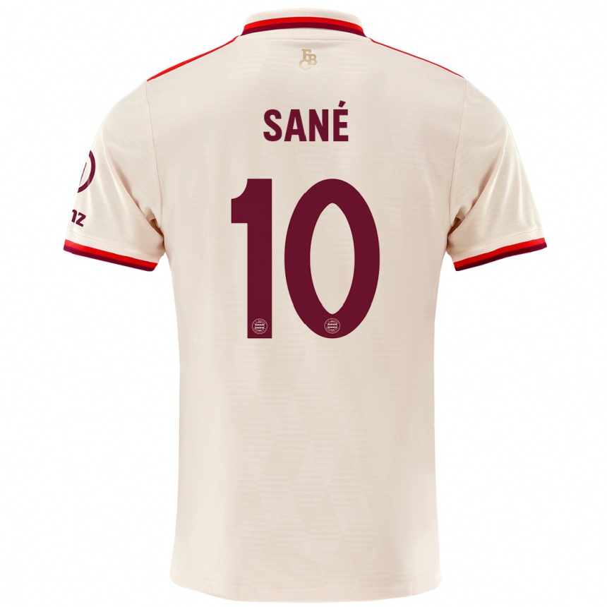 Niño Fútbol Camiseta Leroy Sane #10 Lino Equipación Tercera 2024/25