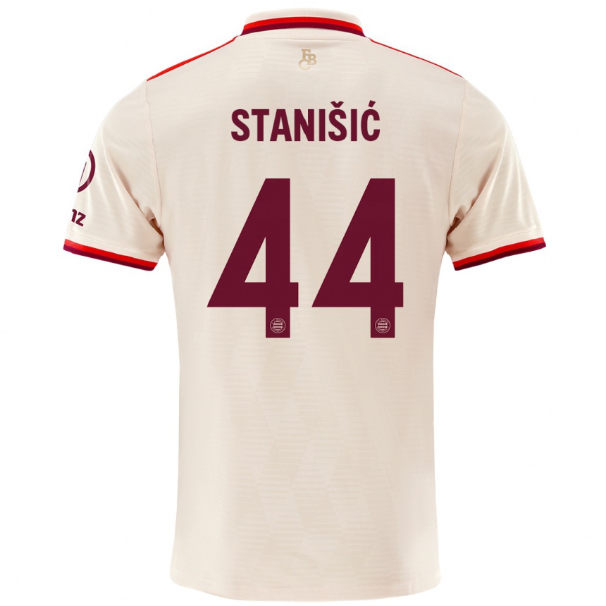 Niño Fútbol Camiseta Josip Stanisic #44 Lino Equipación Tercera 2024/25