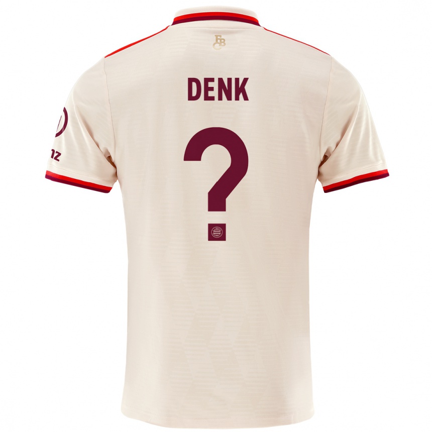 Niño Fútbol Camiseta Luca Denk #0 Lino Equipación Tercera 2024/25