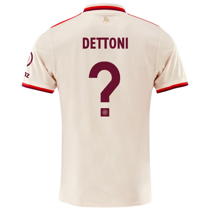 Niño Fútbol Camiseta Grayson Dettoni #0 Lino Equipación Tercera 2024/25