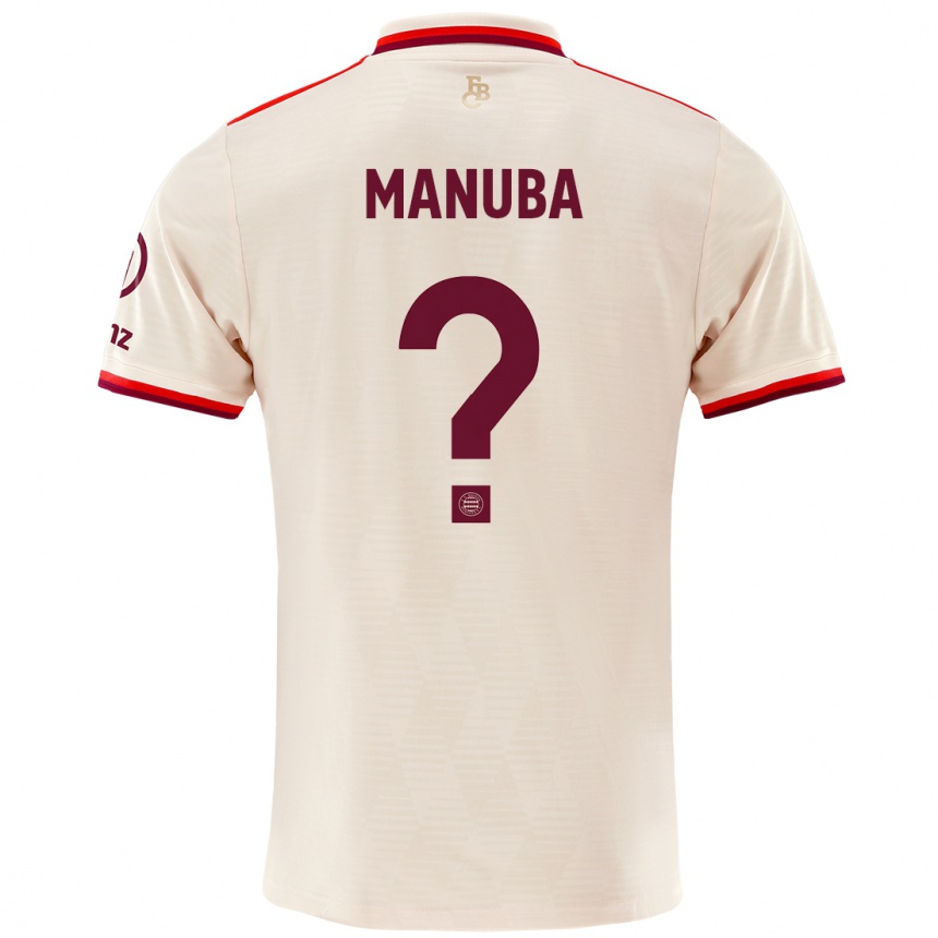 Niño Fútbol Camiseta Vincent Manuba #0 Lino Equipación Tercera 2024/25