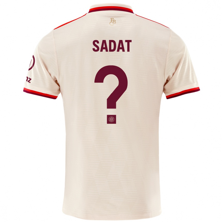 Niño Fútbol Camiseta Mudaser Sadat #0 Lino Equipación Tercera 2024/25