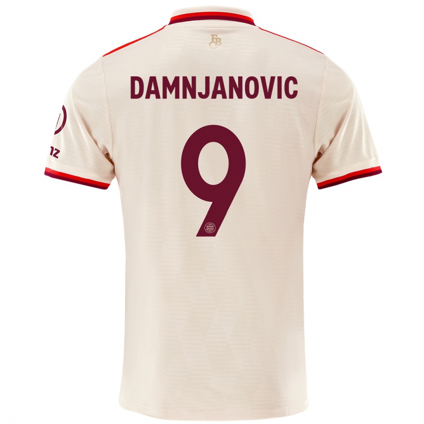 Niño Fútbol Camiseta Jovana Damnjanovic #9 Lino Equipación Tercera 2024/25