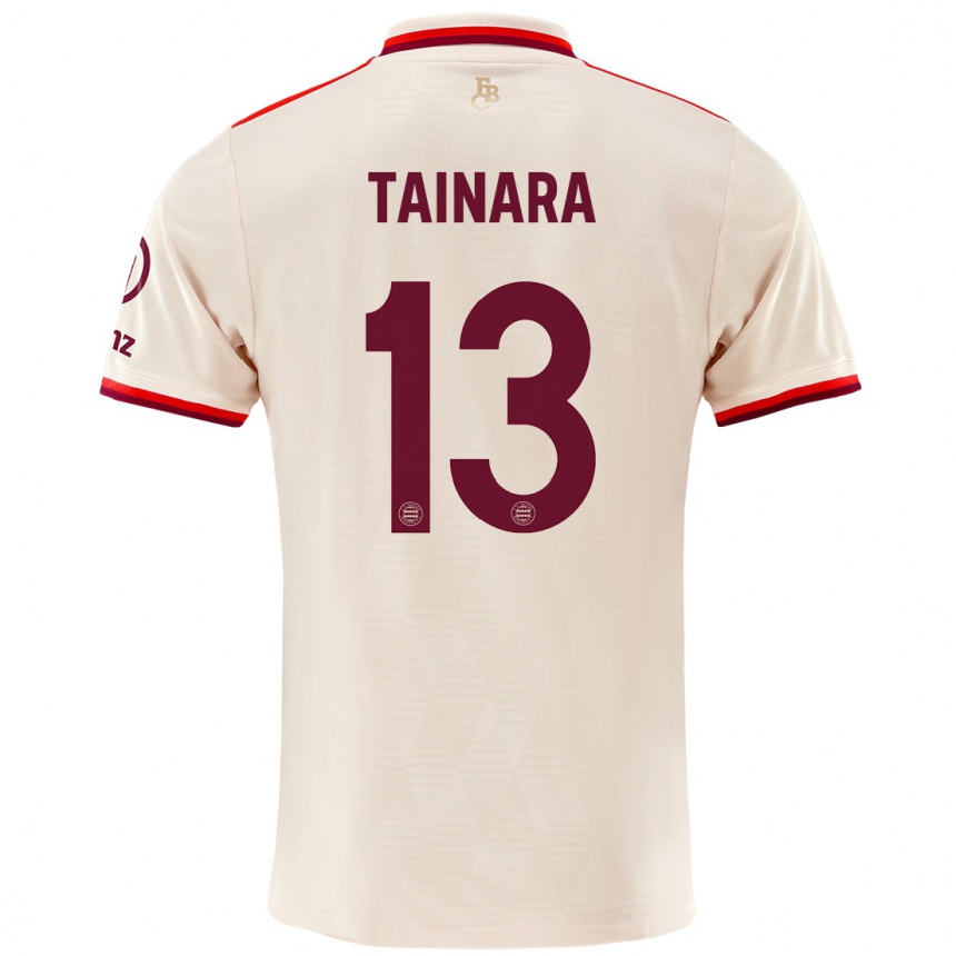 Niño Fútbol Camiseta Tainara #13 Lino Equipación Tercera 2024/25