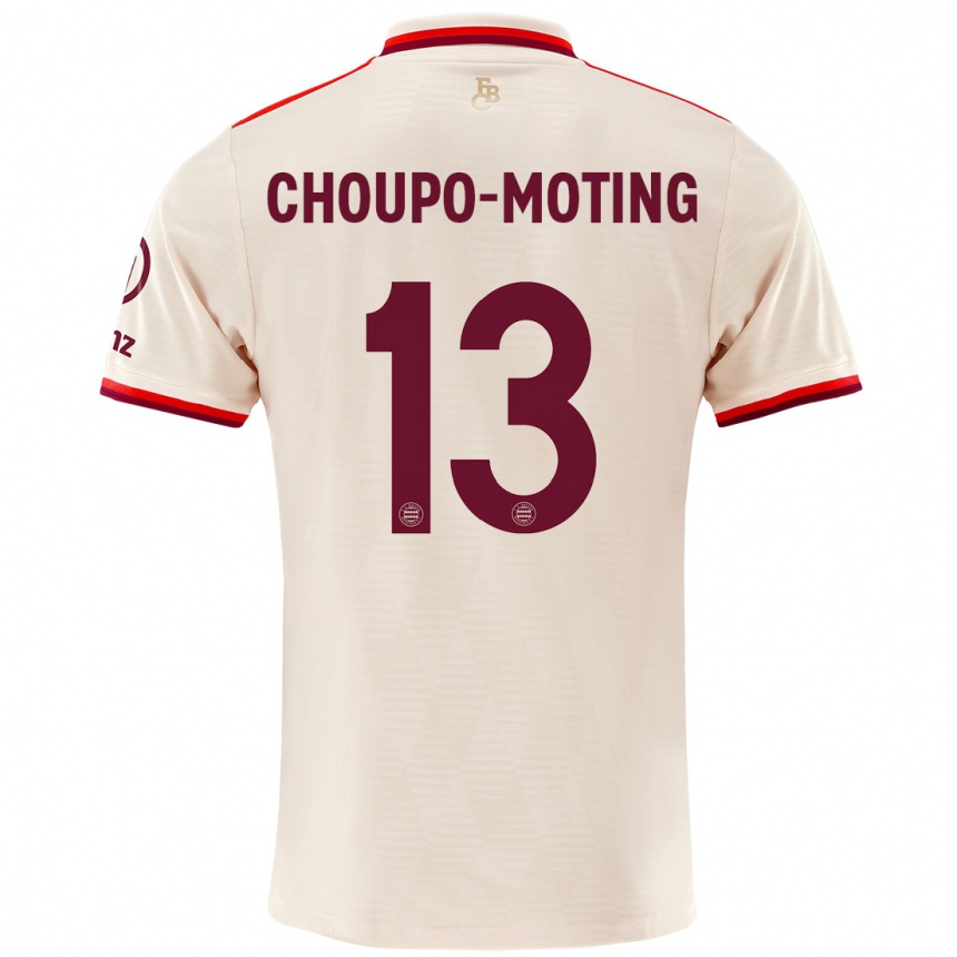 Niño Fútbol Camiseta Eric Maxim Choupo-Moting #13 Lino Equipación Tercera 2024/25