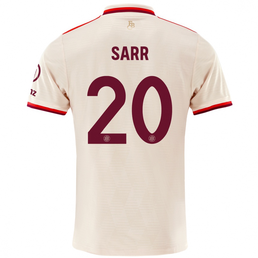 Niño Fútbol Camiseta Bouna Sarr #20 Lino Equipación Tercera 2024/25