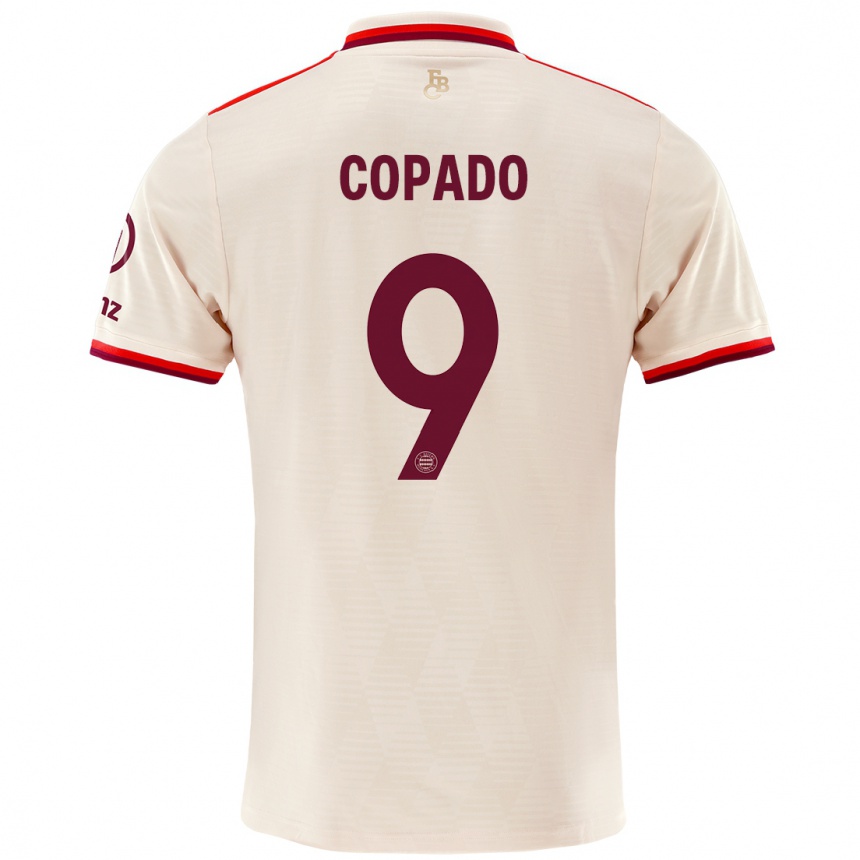 Niño Fútbol Camiseta Lucas Copado #9 Lino Equipación Tercera 2024/25